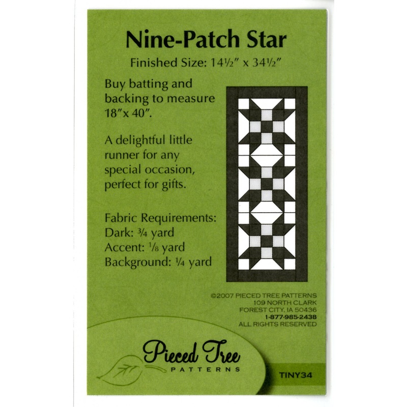 Pieced Tree -Nine Patch Star Pattern
