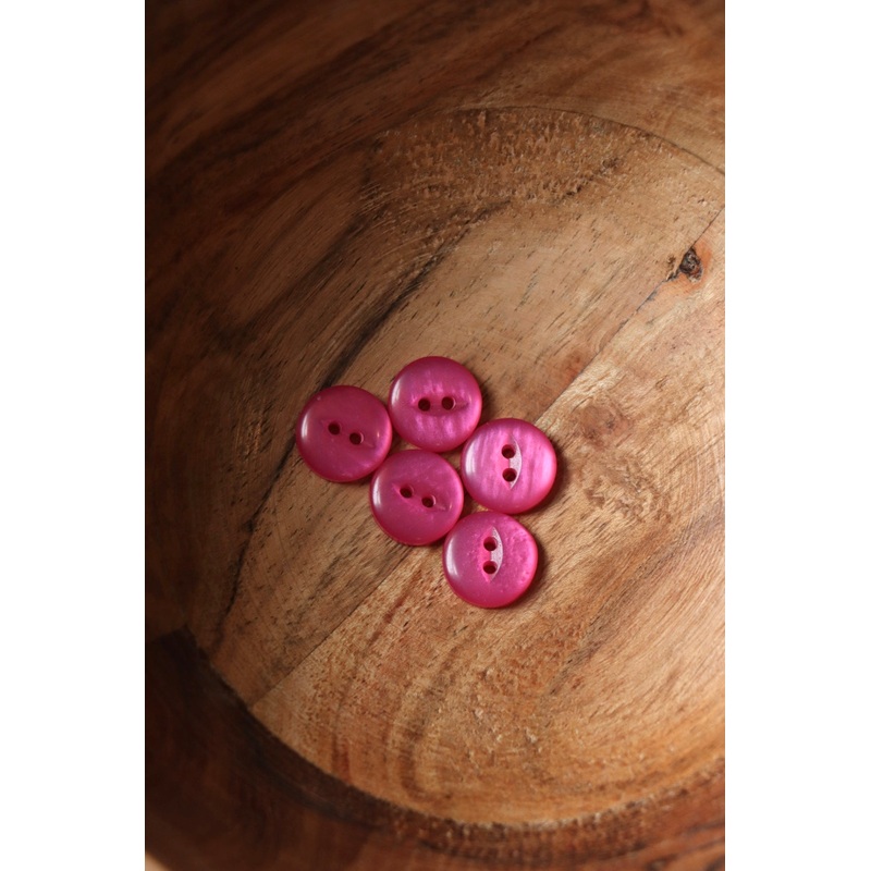Pink 1/2 (13MM) Fisheye Buttons | By The Button
