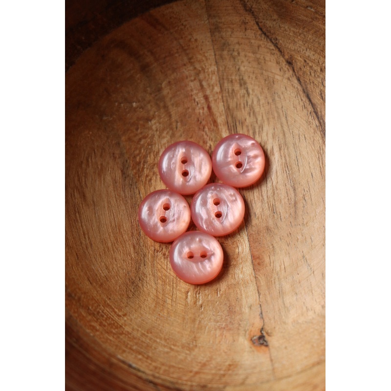 Pout Pink 1/2 (13MM) Fisheye Buttons | By The Button