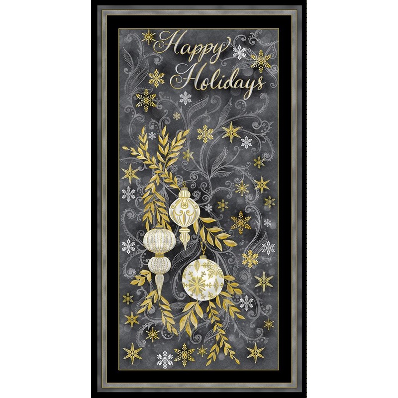 Happy Holidays 24 Panel by Timeless Treasures