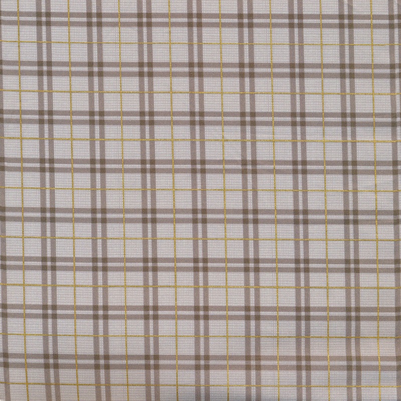 Winter Dreams 90844M-14 Gingham Taupe for FIGO Fabrics