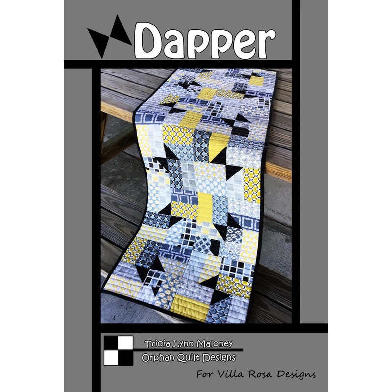 Villa Rosa - Orphan Quilts DAPPER 16x48 Pattern