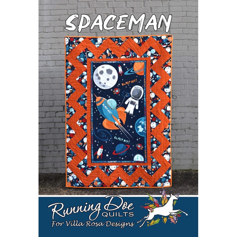 Villa Rosa - Running Doe SPACEMAN 50x60 Pattern