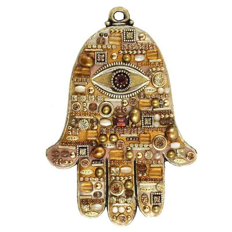 Citrine Wall Hamsa