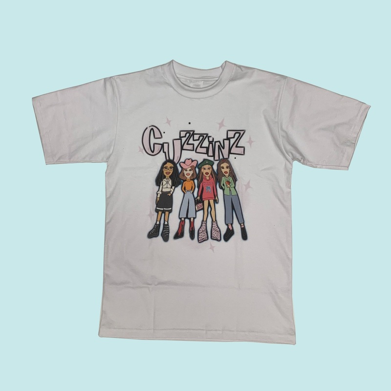 Cuzzinz Tee - White by M.O.B.I.L.I.Z.E