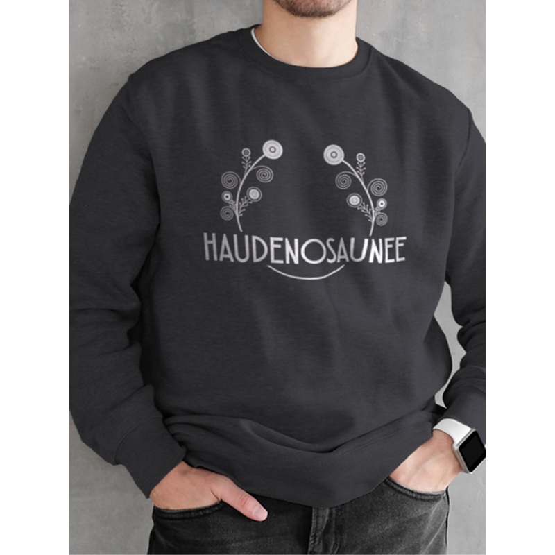 Haudenosaunee Sweatshirt by Niio Perkins