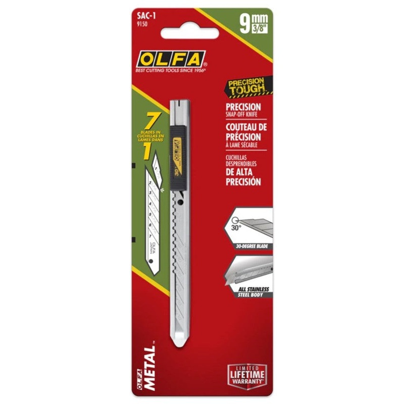 Notion - Stainless Steel Graphics Knife 9mm  OLFSAC-1