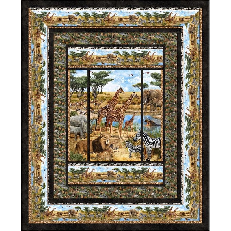 Pattern - Panelrama Quilt Pattern by Fabric Addict