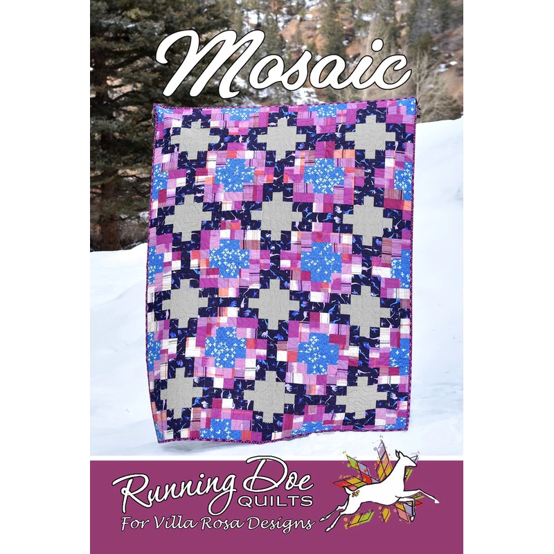 Villa Rosa - Running Doe MOSAIC 54x72 Pattern