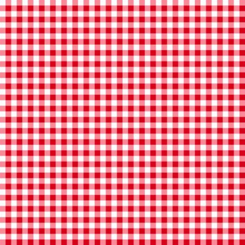 White/Red Gingham Classics # 39162-133 by Wilmington