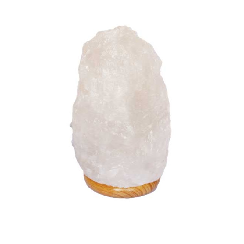 White Himalayan Salt Crystal Lamp With USB