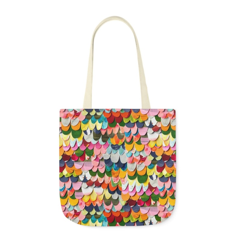 Creature Tote Bag: Beige 18  18''