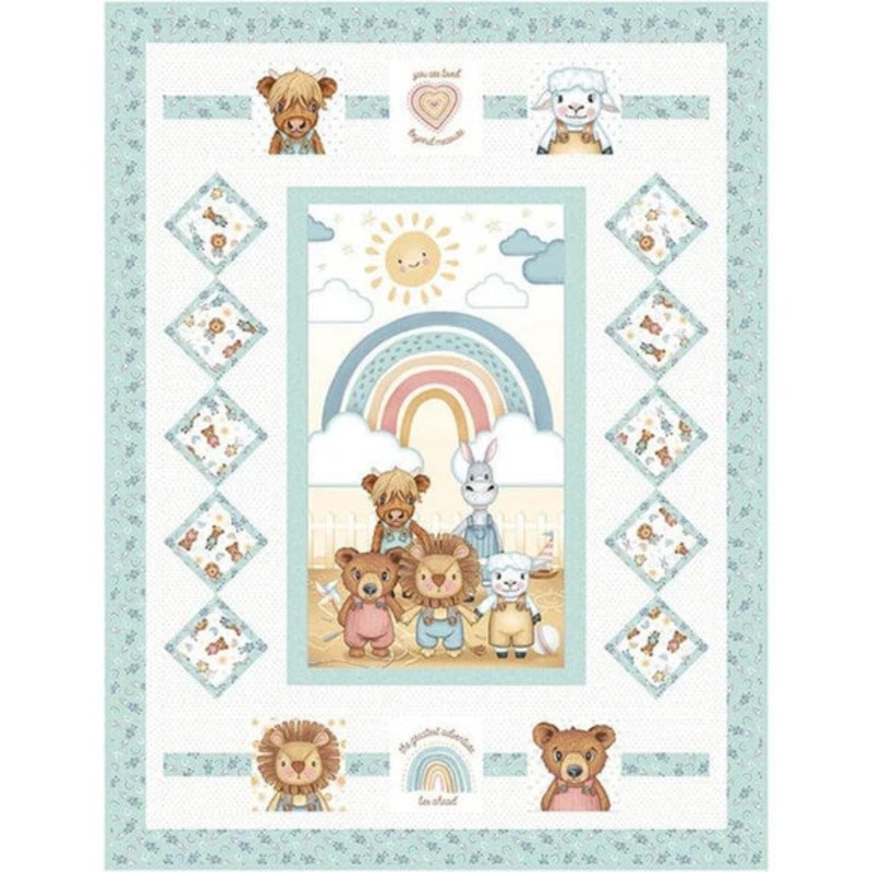 Kit - Boho Buddies All Together Quilt Kit