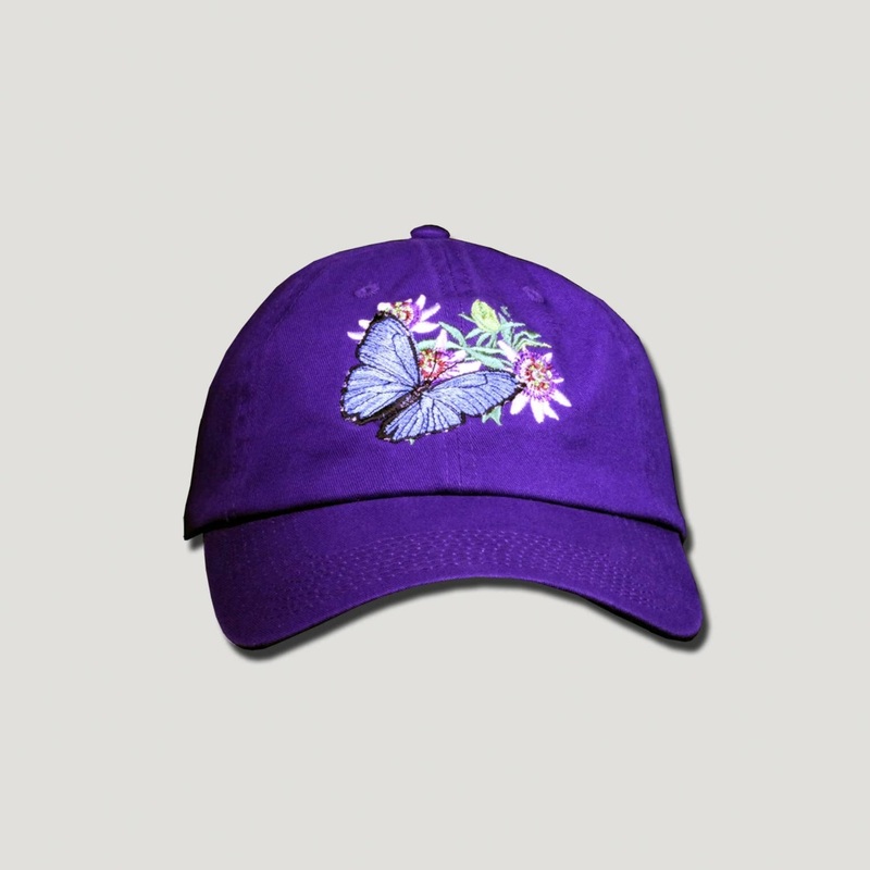 Morpho Passion Embroidered Low-Profile Cap