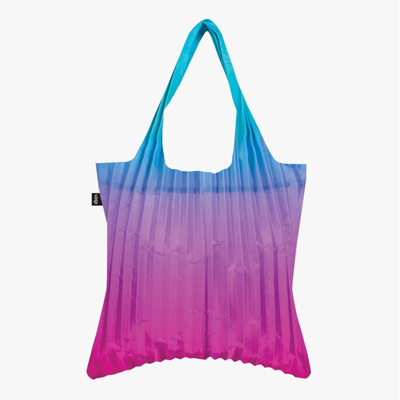 PLEATED Rainbow Blue Bag
