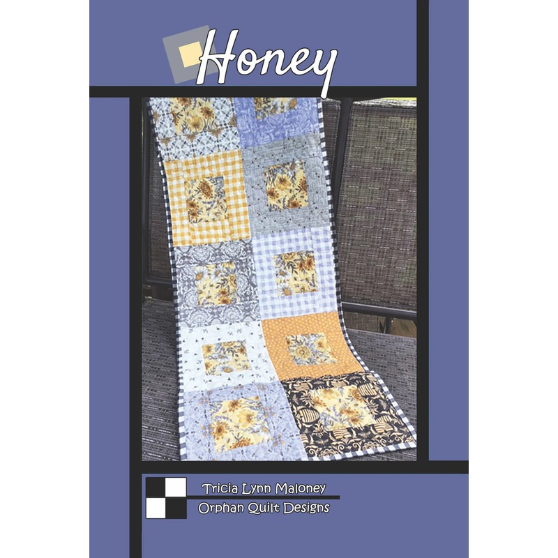 Villa Rosa - Orphan Quilts HONEY 16x56 Pattern