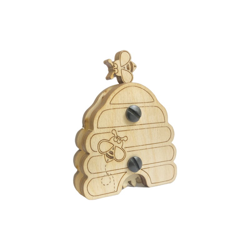 Wooden 3D Puzzle Toy - Insects: Beehive w/ Bees