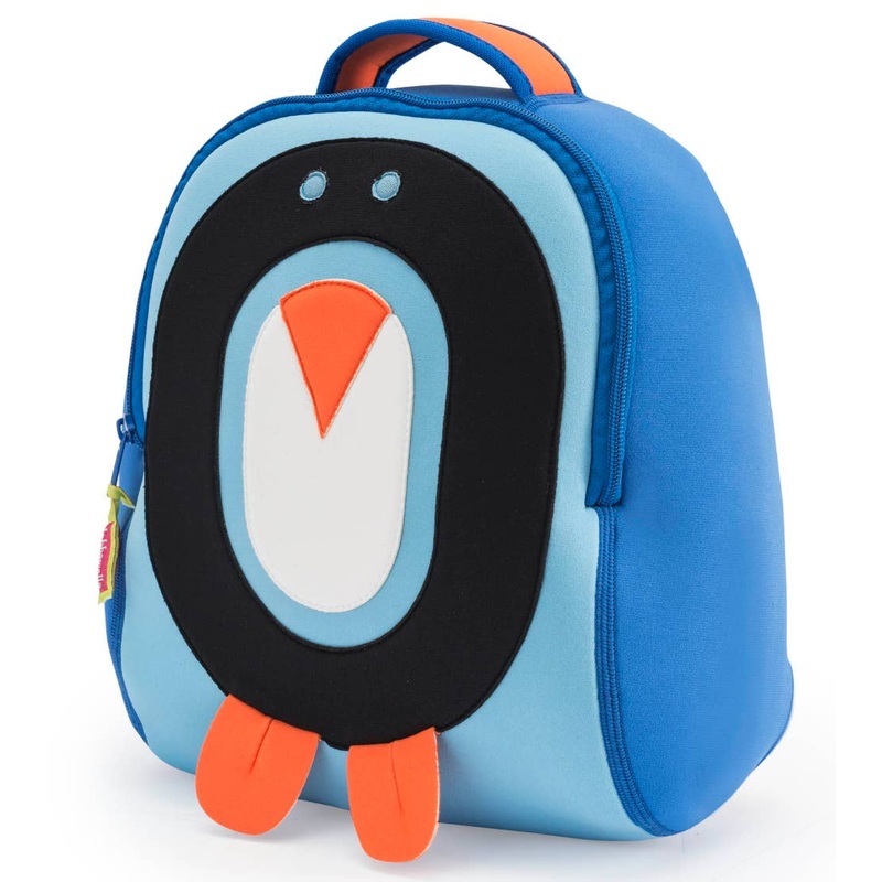 Dabbawalla Machine Washable Preschool Backpack, Penguin