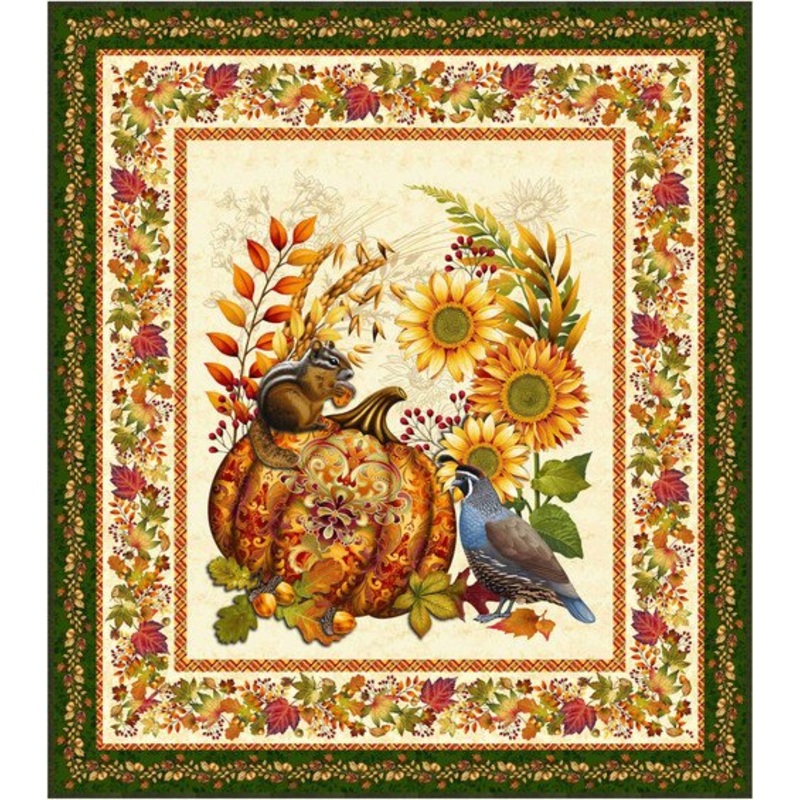 Kit -  Autumn Fields - Pumpkin Glory Wall Hanging Kit