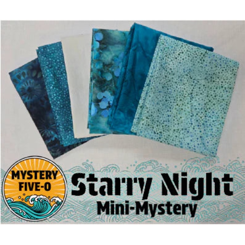 Mini Mystery Bundle - Aqua Blue Batiks