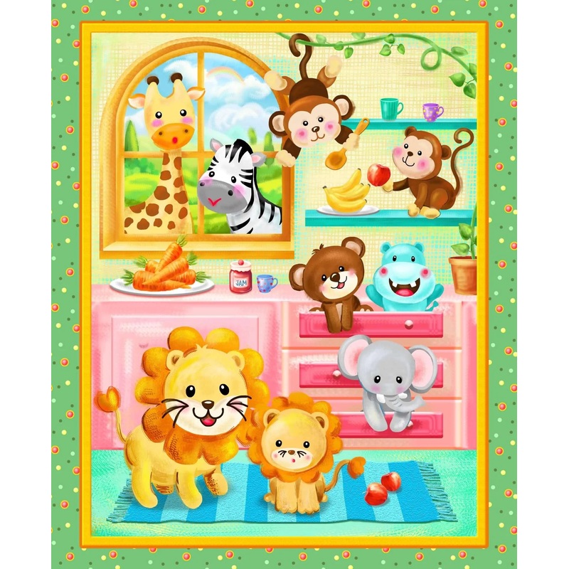 Wee Ones - Little Chefs 1 Yard panel 59-8551