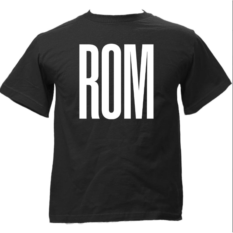 Youth Basic Tee ROM Logo-Black