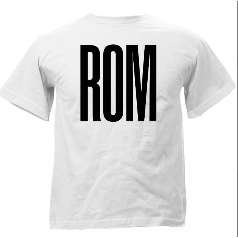 Youth Basic Tee ROM Logo-White