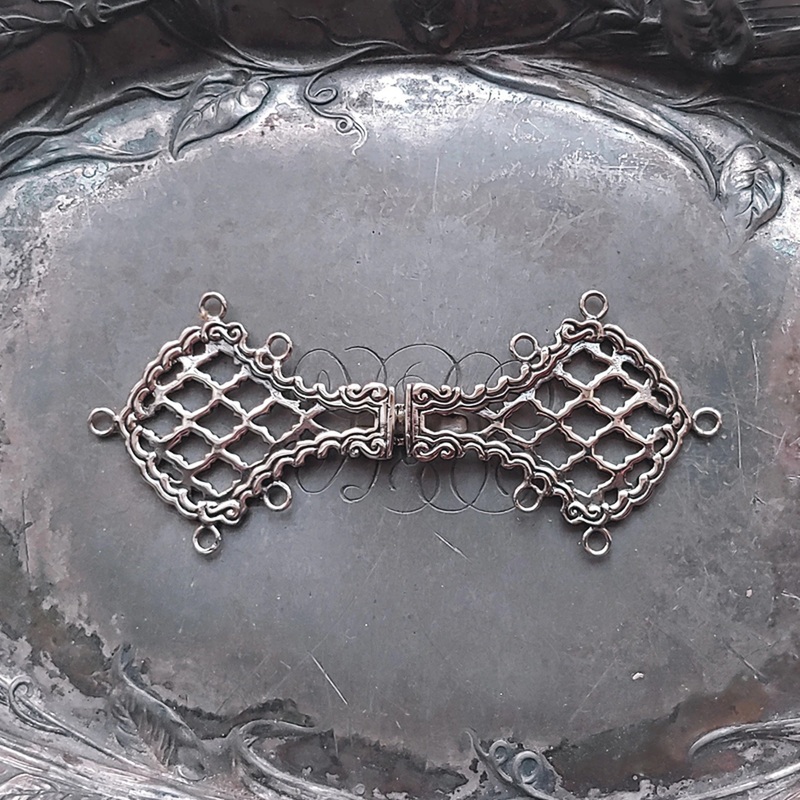 Jul - Marrakech Clasp-White Brass