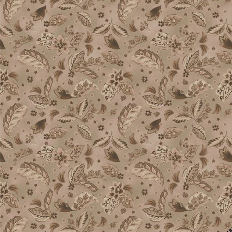 Windham Fabrics Dwell Plush Paisleys Greige 54740-2