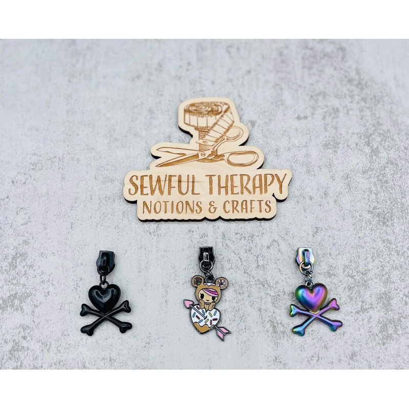 #5 TKDK Love Zipper Pulls (Pack of 3)