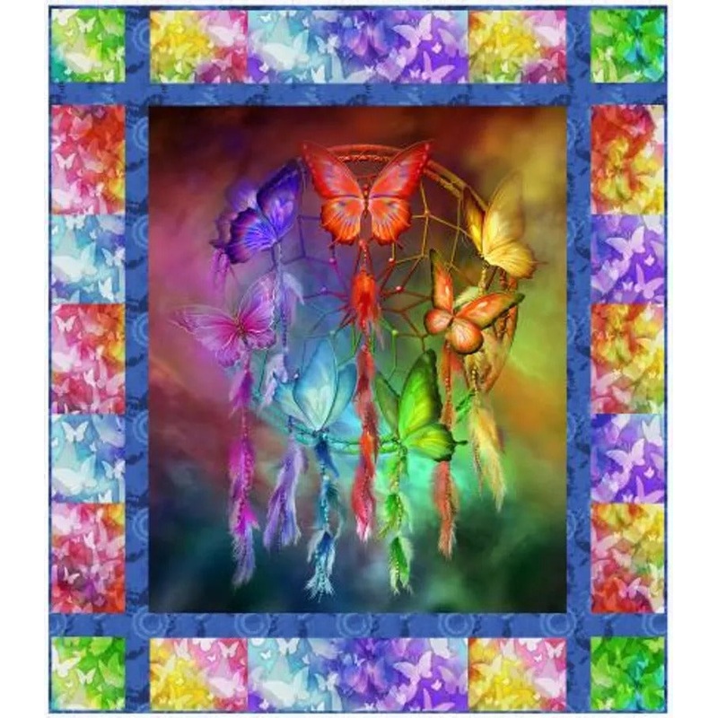 Kit - Rainbow Dreams Panel Quilt Kit