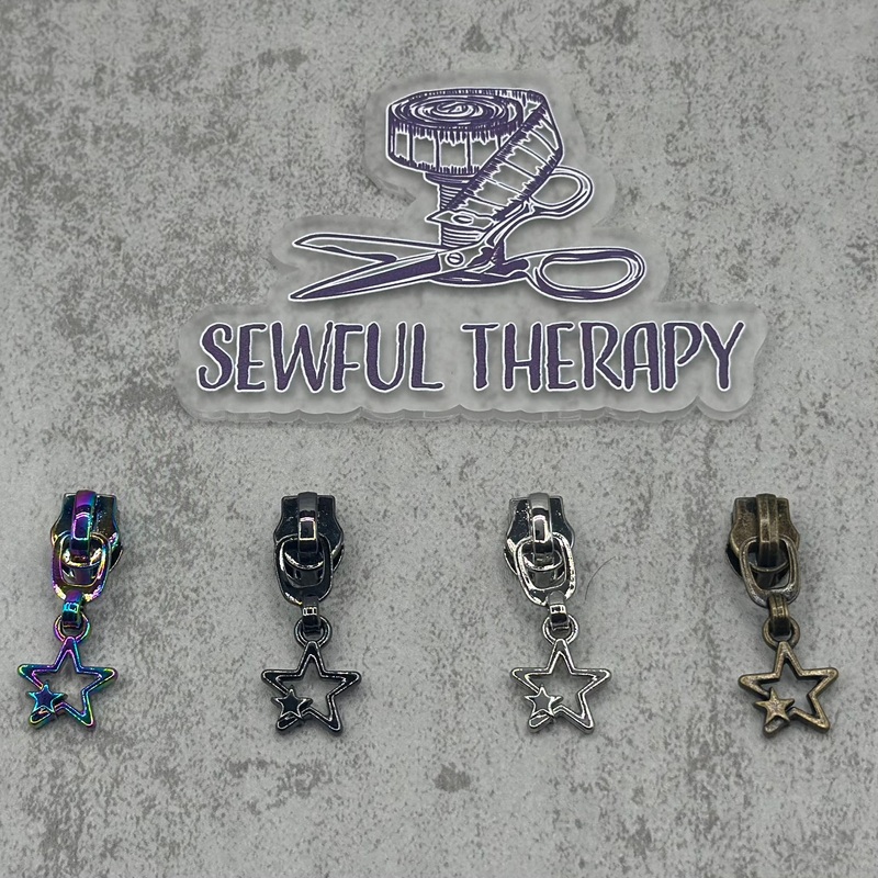 #5 Dangling Star Charm Zipper Pulls (Pack of 5)