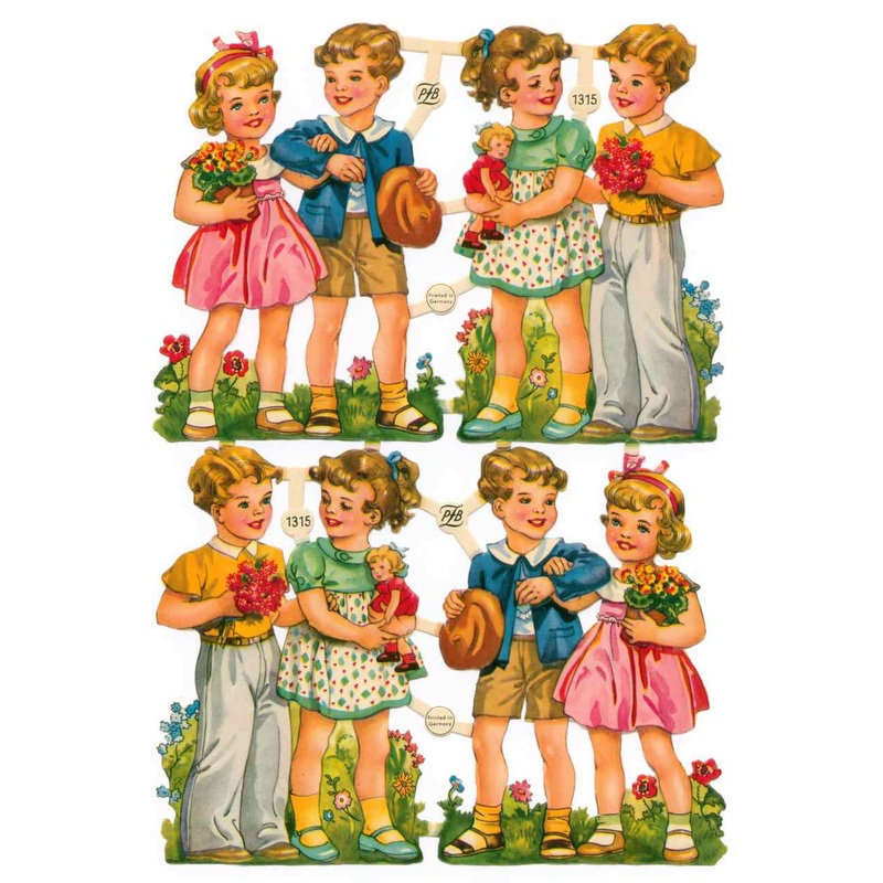 Scrapbook Pictures, Boys and Girls