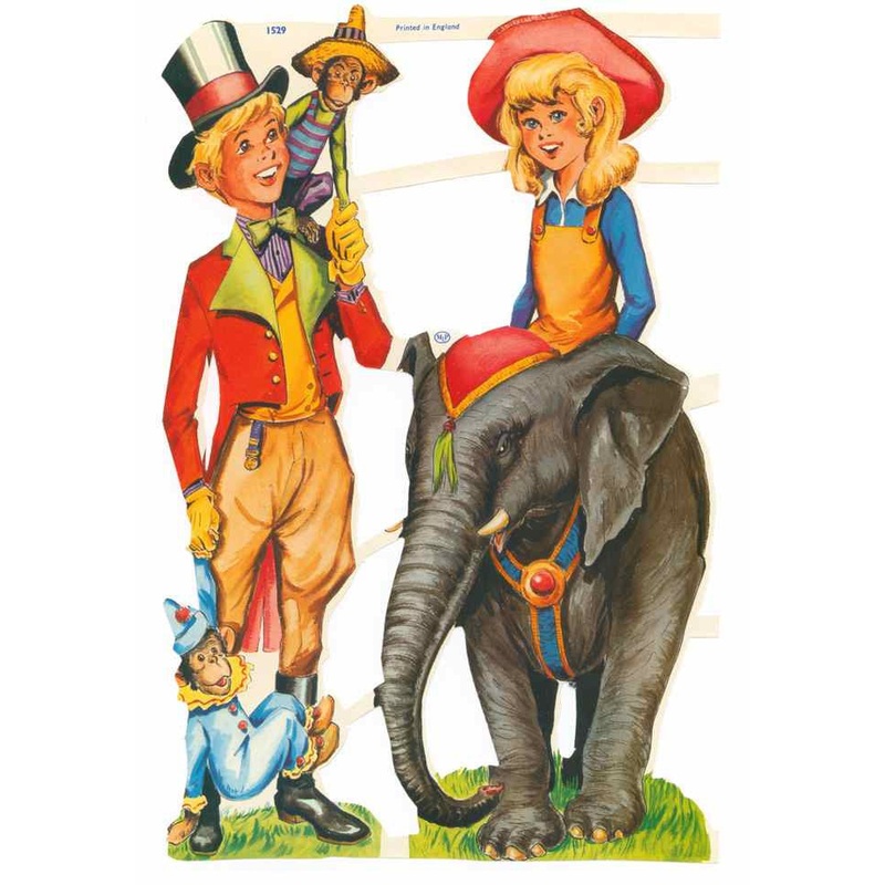 Scrapbook Pictures, Circus-Vintage