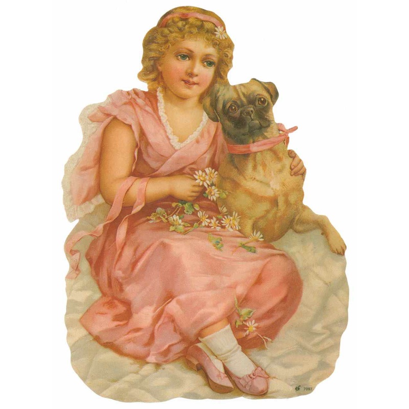 Scrapbook Pictures, Girl With a Dog