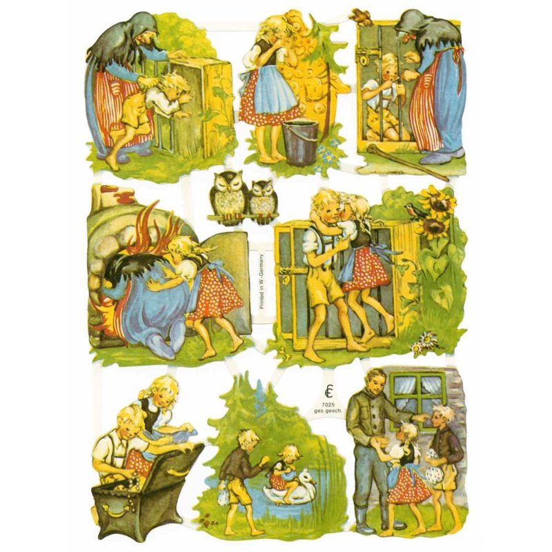Scrapbook Pictures, Hansel and Gretel.