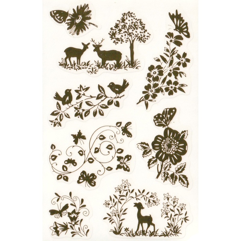 Metallic Gold Woodland Creatures and Fauna