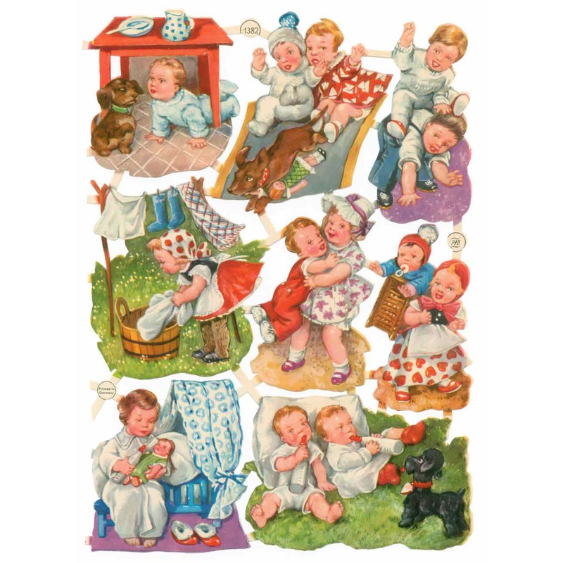 Scrapbook Pictures, Babies-Vintage