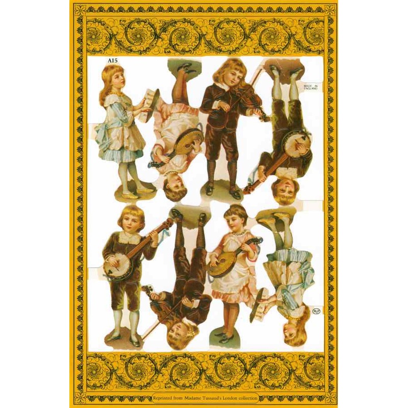 Scrapbook Pictures, Children Playing Instruments