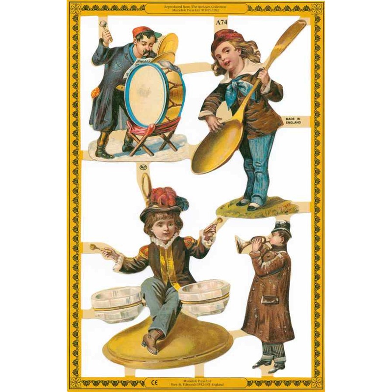 Scrapbook Pictures, People Playing Instruments