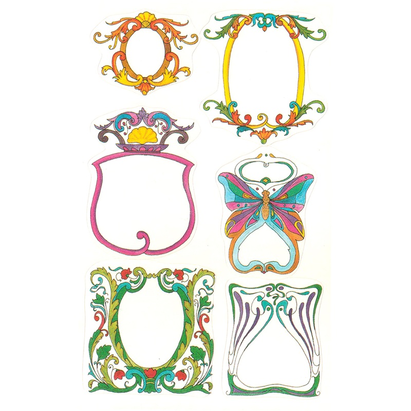 Art Nouveau Frames - Stickers