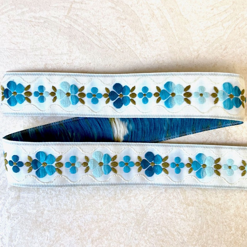 Big and Little Flower Heads in a Row