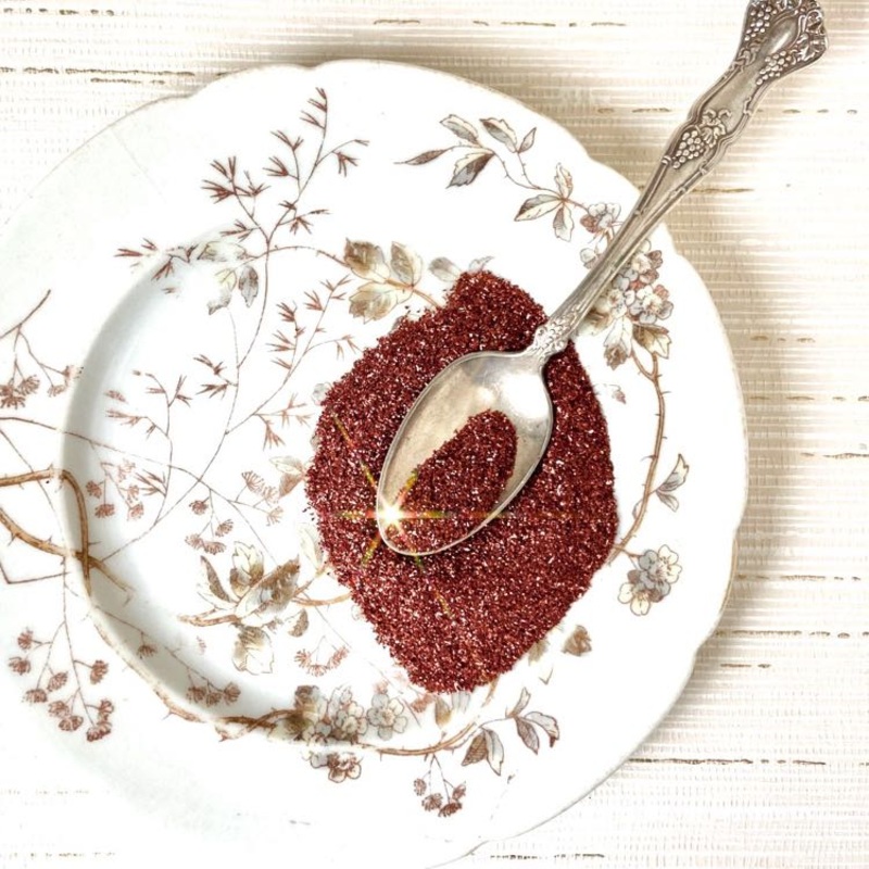 Cinnamon Glass Glitter-Bottle & Bag & Apothecary Jar-1 oz & 2 oz & 5 oz & 8 oz & 1 lb & 1 Kilo & 7.3 oz