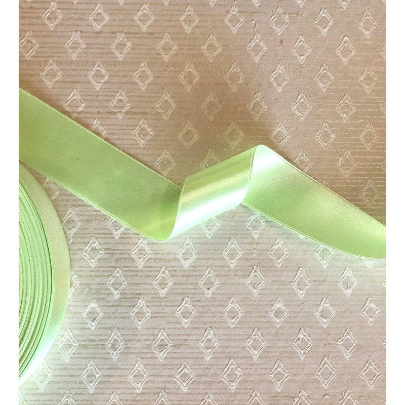 Double Faced Satin Ribbon-1 - Mint