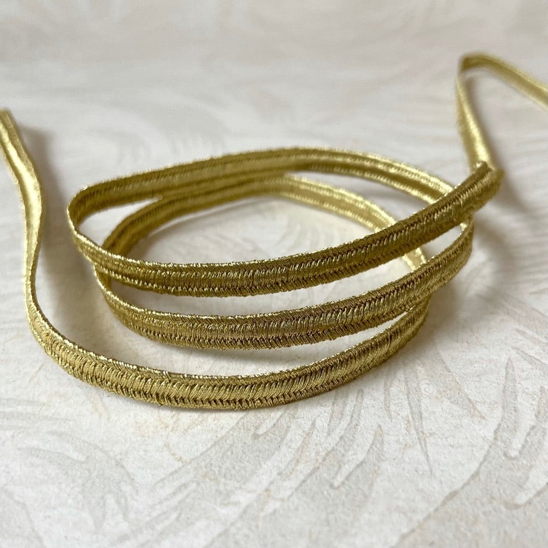 Flat Metallic Braid