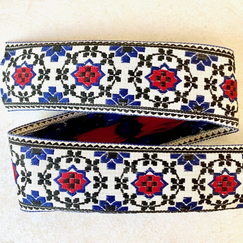 Geometric Starburst Cotton Jacquard