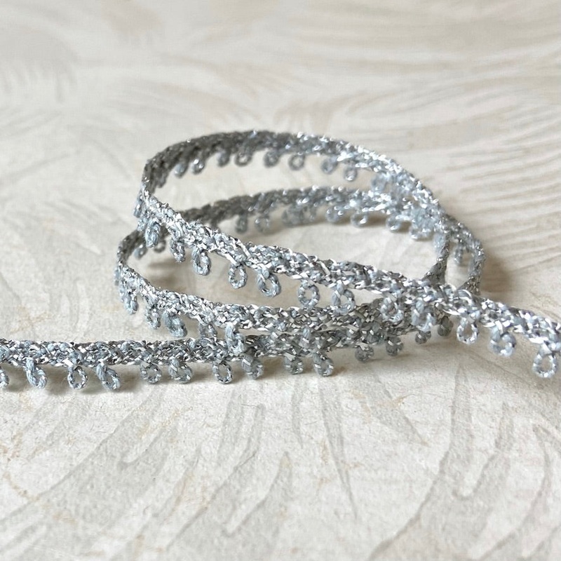 Metallic Picot Edge Trim