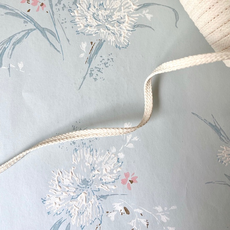 Sisal Flat Tubular Braid-Ivory-By the Yard & 136 Yard Roll