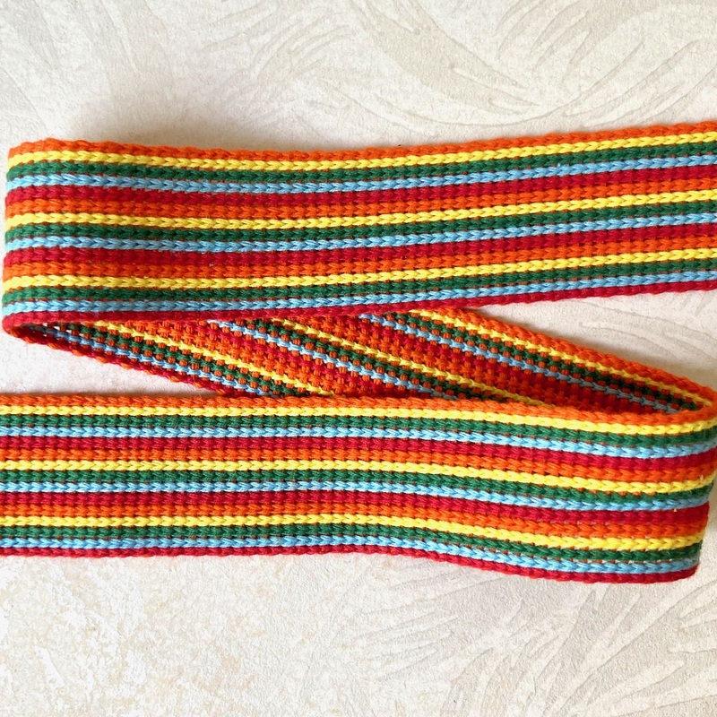 Soft Chainstitch Stripe Trim - Vintage