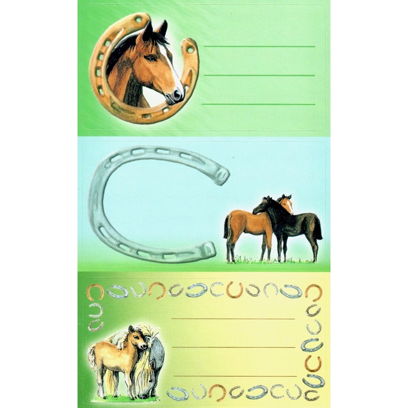 Horse Book Labels